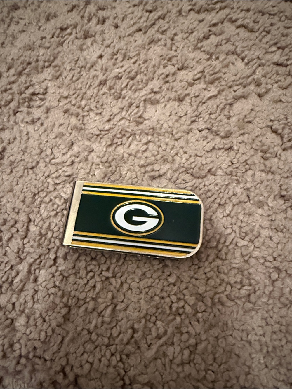 Green Bay Packers Money Clip - Green & Gold Logo